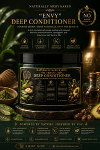 Image 2 of “ENVY” DEEP CONDITIONER W/GREEN TEA BUTTER, ALOE VERA, MATCHA GREEN TEA 