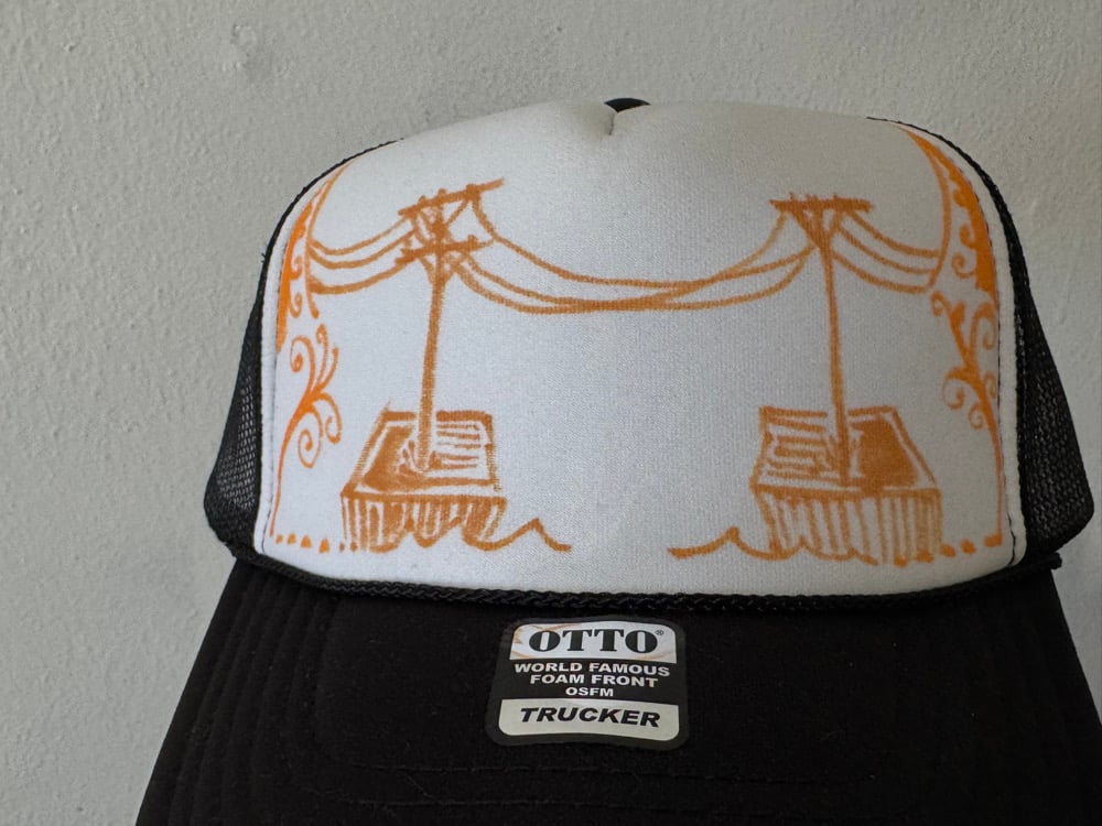 Image of trucker hats/snap backs