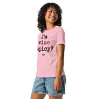 Image 2 of Women's Relaxed T-Shirt I'm wine spicy.