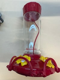 10oz glass hummingbird feeder