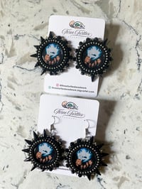Image 1 of Scream Earrings (Dangly or Studs)