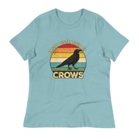 Image 8 of Women's Relaxed T-Shirt, Easily Distracted By Crows Tee