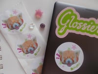 Image 1 of st3inz red panda sticker 