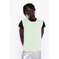 Image 1 of ANM260017 POPLIN TANK PASTEL GREEN