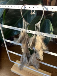 Image 3 of Earthbound Feather Ear Cuff Earrings 