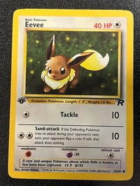 Image 1 of Eevee - Team Rocket 1st Edition - Moderately Played