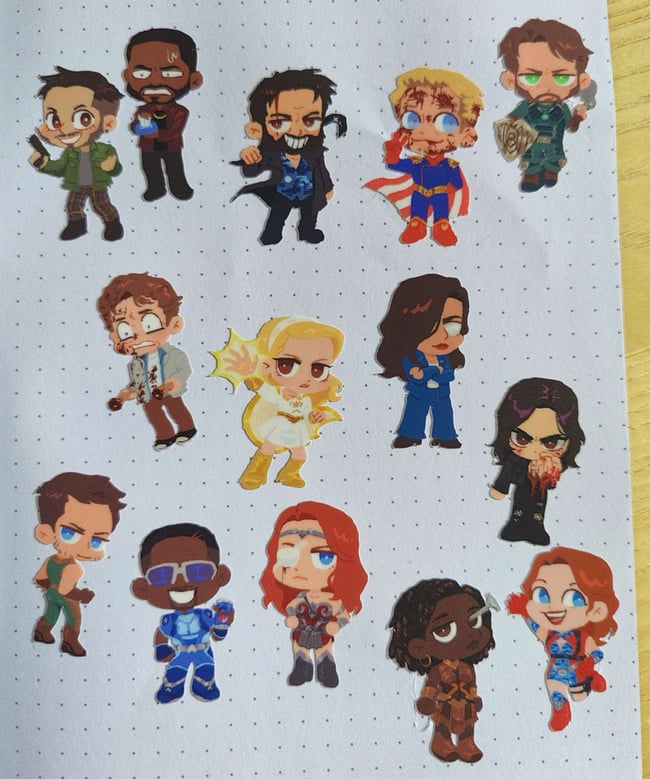 The Boys Sticker Sheet