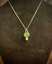 Image 2 of Green Serpentine Necklace