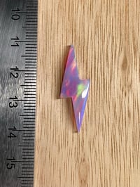 Image 1 of Slim Aurora opal Lightning bolt