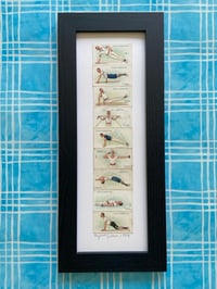 Image 3 of Framed 1930s Collectors Cards inc Motor Cars, Aeroplanes, Yachts, Film Stars, Dance and Exercise