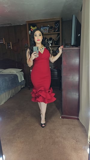 Image of Seductive Couture Dress 