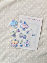 Image 1 of kaleidoscope x heymugi - sticker sheet 