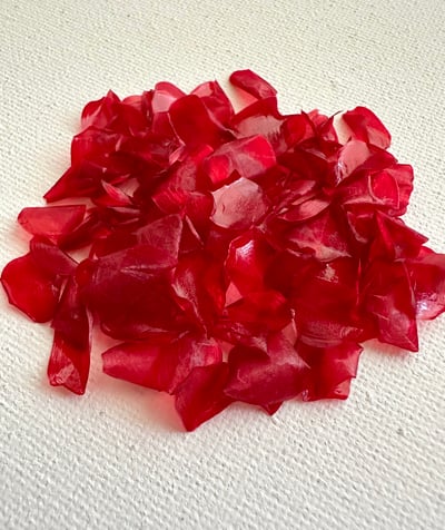 Image of Dyed fish scales - Red