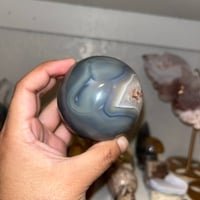 Image 2 of Orca Agate Sphere B
