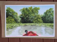 Image 1 of 24x16 'Little Grassy From the Kayak' Print