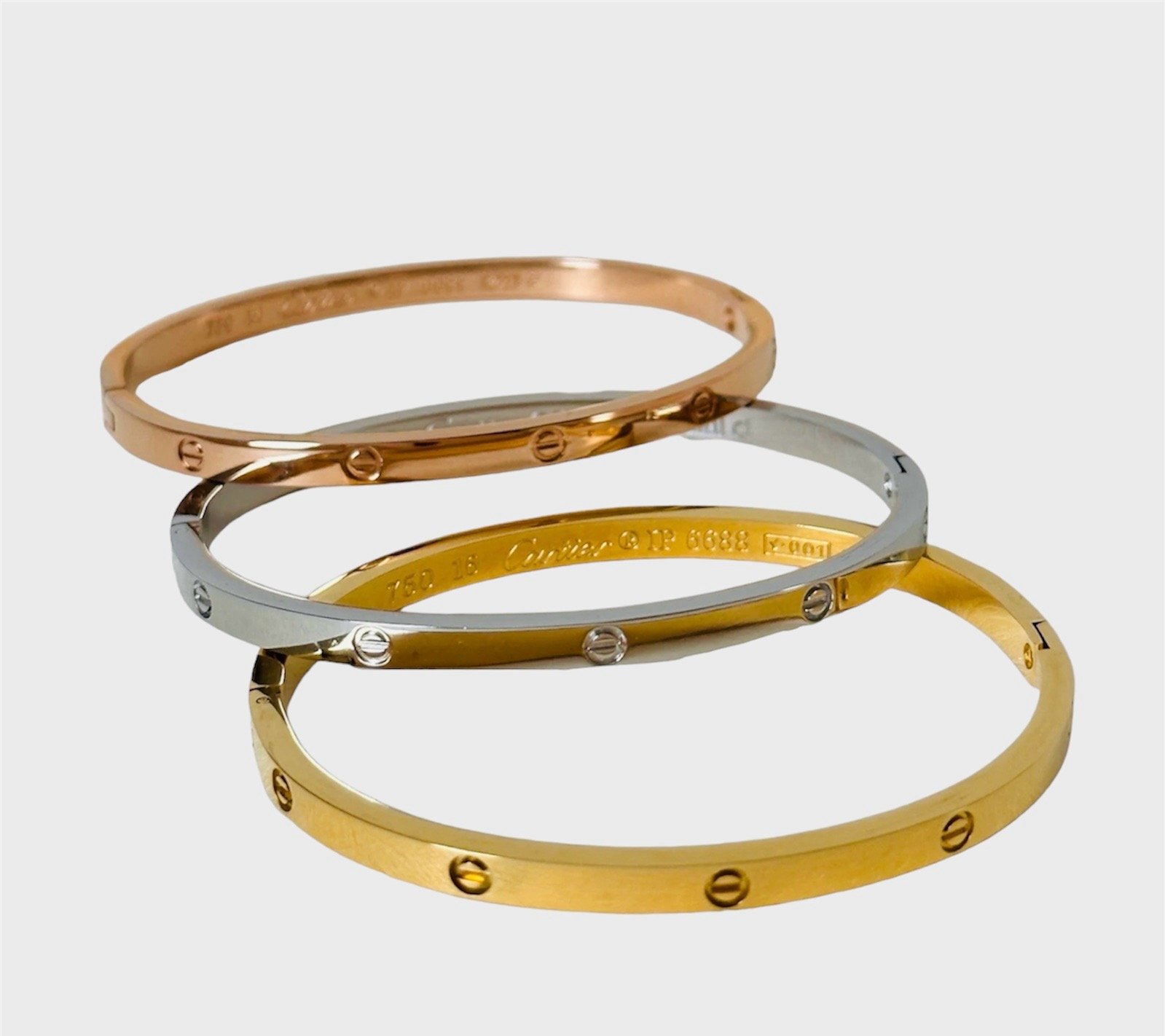 Cartier love bracelet sales clip on