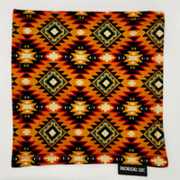Image 2 of Abstract - Orange Aztec