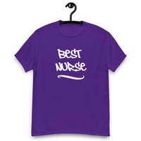 Image 4 of Unisex classic tee, Best Nurse T-Shirt | Nurse Appreciation Graphic Tee