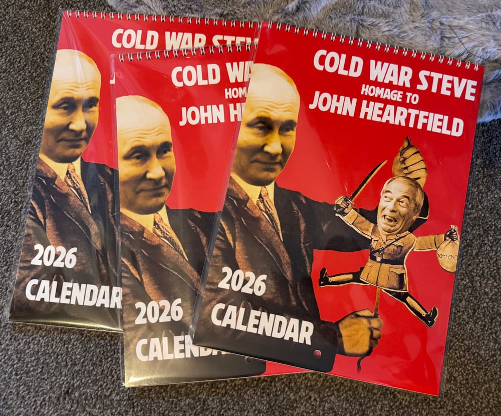 Image of Cold War Steve x John Heartfield 2026 Art Calendar 