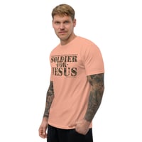 Image 4 of Soldier For Jesus Fitted Short Sleeve T-shirt