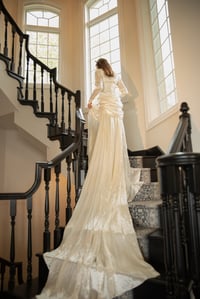 Image 2 of 1940s Beaded Draped Waist