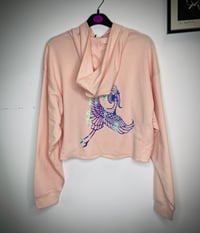 Image 1 of pull  rose grue holographique 