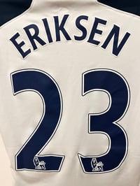 Image 6 of Tottenham Hotspur “ERIKSEN 23” 2016/17 Home Shirt + PL patches (S)
