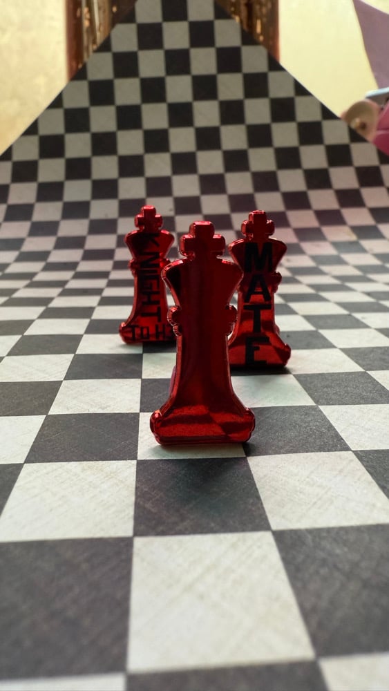 Image of Chrome Chess Pins