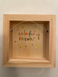 Image 2 of Colorful Friends Original Art