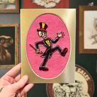 Image 1 of Mike Malone Skelly embroidery