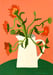 Image of Marigolds in a White Jug