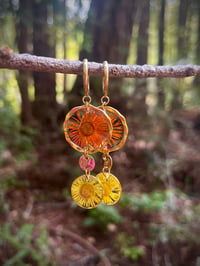 Image 1 of Sunset Bloom Earrings