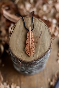 Image 6 of Feather~ Pendant Neckace 