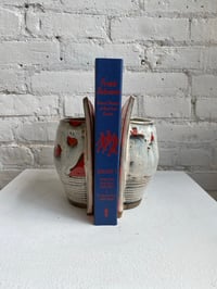 Image 3 of Sam Hewitt / Bookends Peach with Red Accent