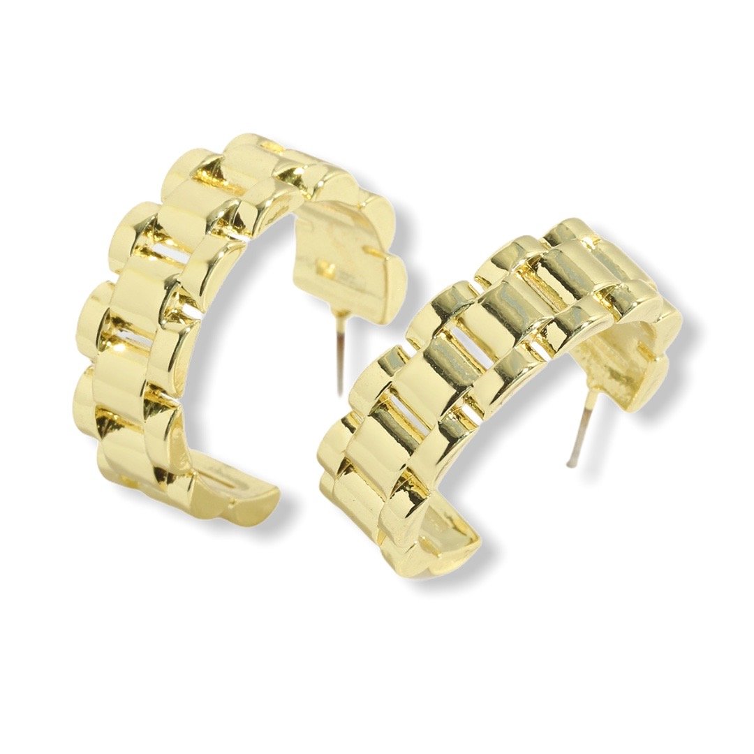 Rolex hoop earrings new arrivals