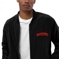Image 2 of See You in Hell Embroidered Recycled Bomber Jacket