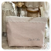 Image 9 of sewing zipper purse and needle book French lace