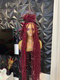 Image 5 of Sasha,  Braided Soft Locs Glueless Wig