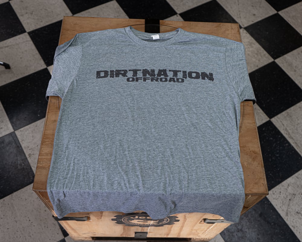 Dirtnation T-Shirt 2024 Logo Charcoal Gray