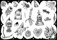 Image 3 of Halloween flash sheets 