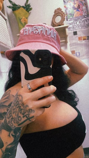 Image of Baby Pink Funkfreaks Bucket Hat 