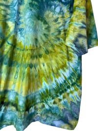 Image 8 of XL Adult Combed Cotton Tee in Sublime Spiral Ice Dye