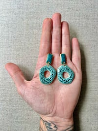 Image 4 of CHUNKY STUDS - SEAFOAM