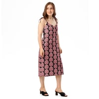 Image 1 of Meat Clown Tie-strap midi dress