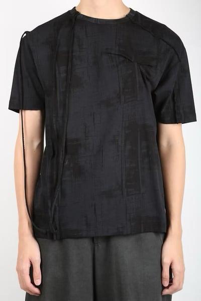 Image of ÆNRMÒUS - Split Tee (Black)