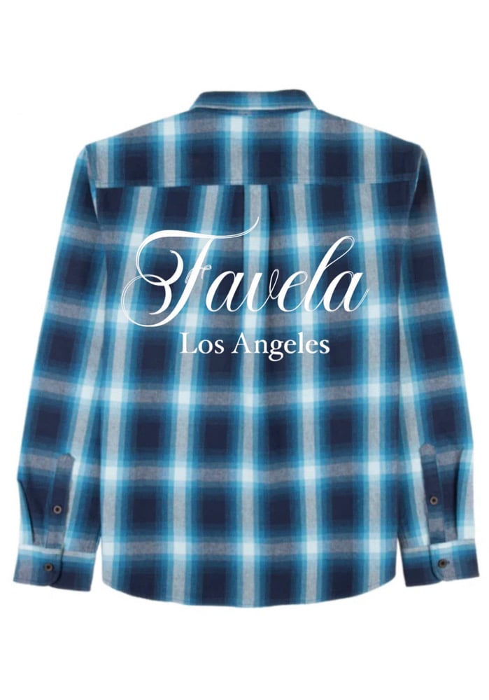 Image of FAVELA Los Angeles - Cursive Flannel