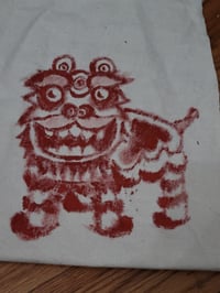 Image 2 of Lucky Lion Dance Drawstring Backpack V1