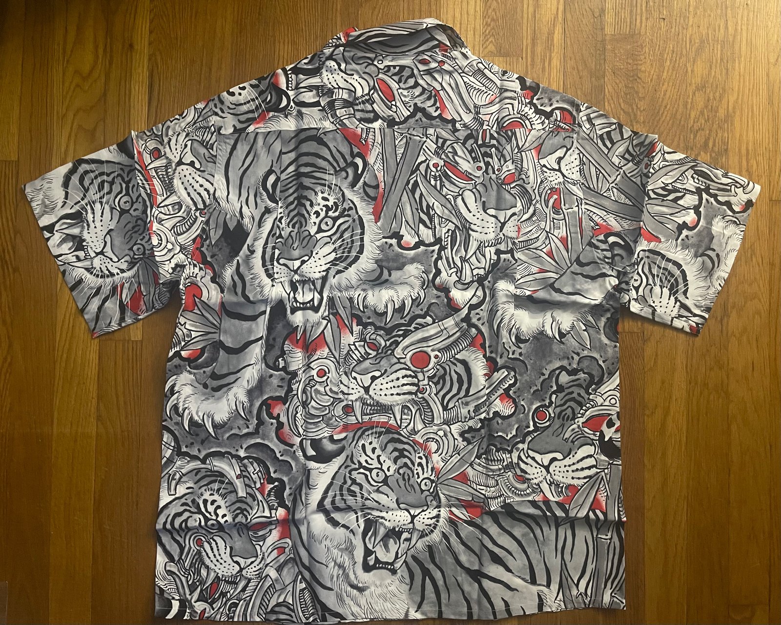 Tim Lehi Wacko Maria Guilty Parties XL Hawaiian Shirt Biomech