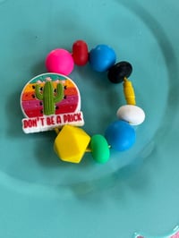 Image 5 of Neon Tumbler handle charm ( cactus)