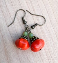 Image 2 of Pumpkin Pixie Dangles